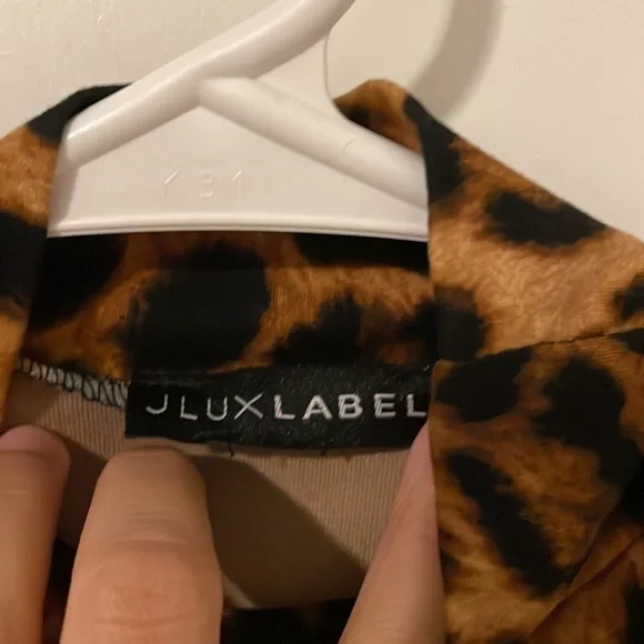 J lux label snake print dress size small worn once - Picture 2 of 3